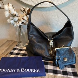SOLD Dooney and Bourke hobo/wallet/keychain